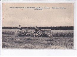 PARACLET: école D'agriculture Du Paraclet La Moisson - état - Autres & Non Classés