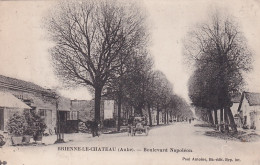 KO 32-(10) BRIENNE LE CHATEAU - BOULEVARD NAPOLEON - ANIMATION - AUTOMOBILE - Autres & Non Classés