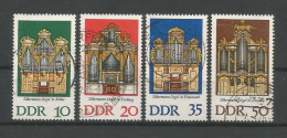 DDR 1976 Silbermann Organs  Y.T. 1790/1793 (0) - Oblitérés