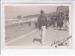 BIARRITZ: Bord De Plage, Homme - Très Bon état - Biarritz