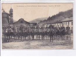 LONGWY: Les Gendarmes Aux Grèves De Moulaine Bassin De Longwy Capitaine M. Pacult - état - Longwy