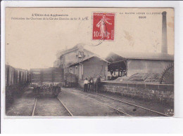 HAUTE-LOIRE: L'usine Des Agglomérés Fabrication De Charbons De La Cie Des Chemins De Fer - état - Autres & Non Classés