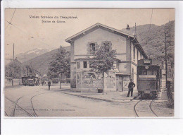 GIERES: Voies Ferrées Du Dauphiné Station De Gières, Gare - Très Bon état - Andere & Zonder Classificatie