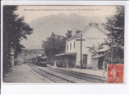 MONESTIER-de-CLERMONT: La Gare Et Le Mont Baconnet - Très Bon état - Autres & Non Classés