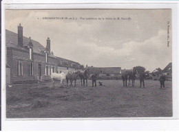 GERMAINVILLE: Vue Intérieure De La Ferme De M. Bieuville - Très Bon état - Altri & Non Classificati