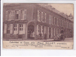 TORCY-SEDAN: Café-hôtel Du Canon D'or Paul Gillet Pension Bourgeoise - état - Autres & Non Classés