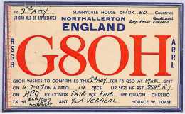 Ad9141 - GREAT BRITAIN - RADIO FREQUENCY CARD - England - 1947 - Radio