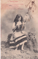 LE 28- " JEANNE D'ARC " - SERIE DE 5 CARTES - EDIT. BERGERET & Cie , NANCY - OBLITERATION 1903 - Geschichte