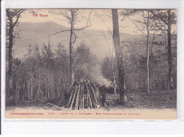 TARN: Bois,forêt De La Grésigne Une Charbonnière En Fonction - Très Bon état - Other & Unclassified