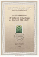 Germany Deutschland 1985-9 Weltkongress Fur Gynakologie & Geburtshilfe, Gynacology & Obstetrics Medicine, Berlin - 1981-1990