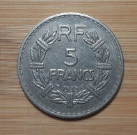 (N-0091) - IIIème République -  5 Francs 1935 - Nickel - 5 Francs