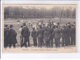 POITIERS: Un Match Au Jardin De Blossac 1er Phase, Rugby - état - Poitiers