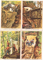 Suisse - Armée Suisse- Mobilisation 1939-40 - Lot De 7 Cartes  Illustration  E.de Coulon -  "Travaux Militaires " - Altri & Non Classificati