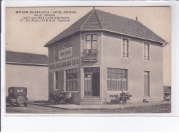 BATZ-sur-MER: Brise D'anjou, Hôtel-pension, Rue De L'atlantique, C. Giraudeau - Très Bon état - Batz-sur-Mer (Bourg De B.)