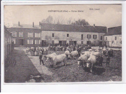 CHEVREVILLE: Ferme Dhérot - état - Other & Unclassified