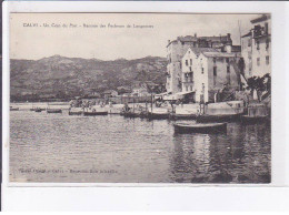 CALVI: Un Coin Du Port, Rentrée Des Pêcheurs De Langoustes - Très Bon état - Calvi