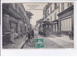 MONTROUGE: La Grande-rue Prise De L'avenue De La République, Tramway  - Très Bon état - Montrouge