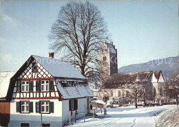 12589311 Lommis Dorfpartie Mit Kirche Im Winter 75 Jahre Thurgauer Heimatschutz  - Sonstige & Ohne Zuordnung