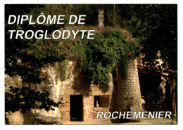 ROCHEMENIER Près De DOUE-LA-FONTAINE. Village Troglodyte. - Andere & Zonder Classificatie