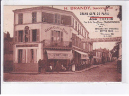 MARENNES: Grand Café De Paris, Jean Texier, Rue De La République - Très Bon état - Marennes