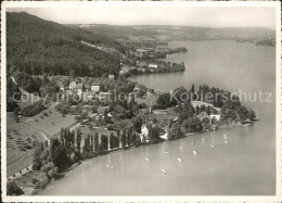 12589294 Steckborn Untersee Hotel Restaurant Glarisegg Bodensee Fliegeraufnahme  - Autres & Non Classés