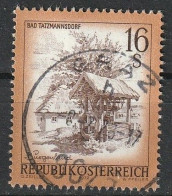 Série Paysages, Timbre Autriche Oblitéré "Bad Tatzmanndorf" 1977 N° 1380 - Used Stamps