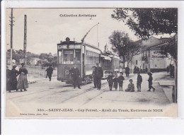 SAINT-JEAN: Cap Ferrat, Arrêt Du Tram, Tramway - Très Bon état - Other & Unclassified