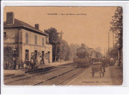 NAINTRE: Gare Des Barres, Près Naintré, Train - état (coin Arrondis) - Autres & Non Classés