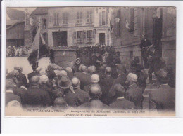 MONTMIRAIL: Inauguration Du Monument Cantonai, 25 Juin 1922, Arrivée De M. Léon Bourgeois - Très Bon état - Montmirail