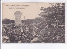 MONTMIRAIL: Inauguration Du Monument Cantonai, 25 Juin 1922, Discours De Léon Bourgeois - Très Bon état - Montmirail