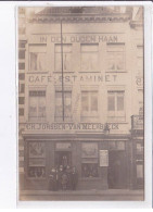 BELGIQUE - LIEGE : In Den Ouden Haan, Café Estaminet Ch. Jorssen-Van Meerbeck (affiche Cinema La Scala) - Très Bon état - Liege