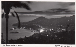 CARTE PHOTO MADEIRA MADERE - PORTUGAL - FUNCHAL LA NUIT - Madeira