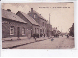 MONTBREHAIN: Café Du Centre Et Grande Rue - Très Bon état - Other & Unclassified