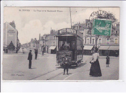 TOURS: La Place Et Le Boulevard Thiers, Tramway - Très Bon état - Tours