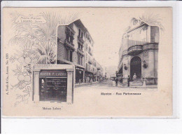 MENTON: Rue Partonneaux, Maison Laban - Très Bon état - Menton