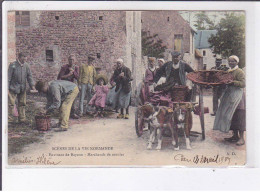 Environs De BAYEUX: Marchands De Moules,(rare En Couleur) Voiture A Chien - Attelage- Très Bon état - Autres & Non Classés