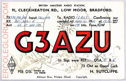 Ad9145 - GREAT BRITAIN - RADIO FREQUENCY CARD - 1950 - Radio