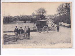 FONTENAY-sur-CONIE: Vue Générale, Attelage - Très Bon état - Autres & Non Classés