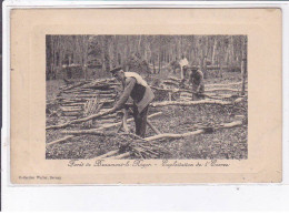 BEAUMONT-le-ROGER: Forêt, Exploitation De L'écorce - état - Beaumont-le-Roger