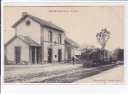 THIBERVILLE: La Gare - état - Autres & Non Classés