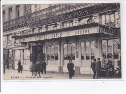 ROUEN: J. Chevallier, Grand Hôtel De Paris - Très Bon état - Rouen