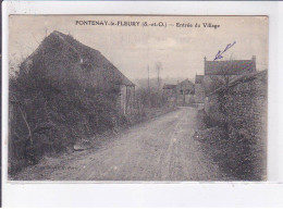 FONTENAY-le-FLEURY: Entrée Du Village - Très Bon état - Andere & Zonder Classificatie