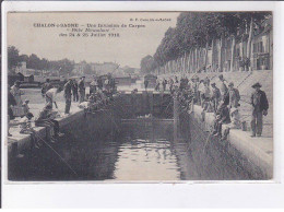 CHALONS-sur-SAONE: Une Invasion De Carpes, "pêche Miraculeuse" 1910 - Très Bon état - Chalon Sur Saone