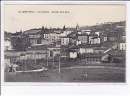 COURS: Vue Générale, Quartier De La Gare, Pub Photo-populaire René Lauxerois-monnier - Très Bon état - Cours-la-Ville