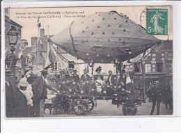 CARROUGES: Souvenir Des Fêtes 1908, Le Char Des électriciens, La Patrie - état - Carrouges