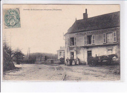 SAINT-JEAN-sur-MAYENNE: Arrivée, Hôtel De Tramway - état - Altri & Non Classificati