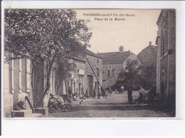 POINSON-les-FAYL: Place De La Mairie - état - Autres & Non Classés