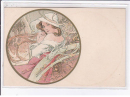 MUCHA Alphonse : Carte Postale Du Mois De Novembre (variante Sans Le Mois !) - Très Bon état - Mucha, Alphonse