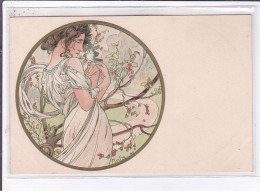 MUCHA Alphonse : Carte Postale Du Mois De Mai (variante Sans Le Mois !) - Très Bon état - Mucha, Alphonse