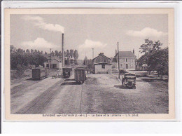 SAVIGNE-sur-LATHAN: La Gare Et La Laiterie - Très Bon état - Andere & Zonder Classificatie